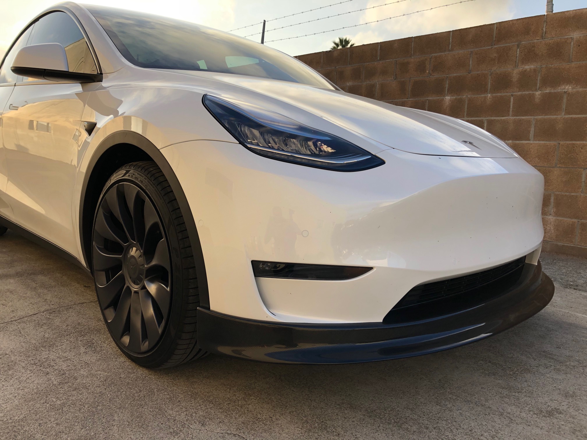 Auto Frontspoiler Frontlippe Spoiler für Tesla Model Y Modified