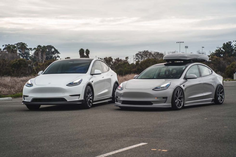 Carbon Fiber Side Skirts For Tesla Model Y - Maier Electric Vehicles